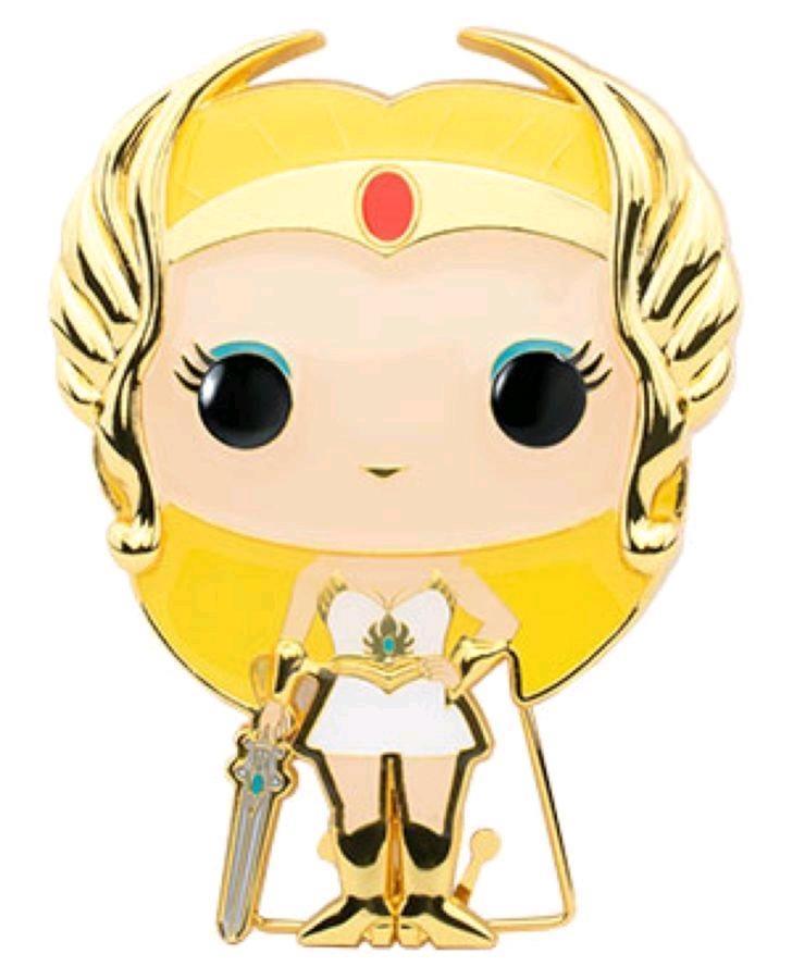 FUNDWPP0003 Masters of the Universe - She-Ra 4" Pop! Enamel Pin - Funko - Titan Pop Culture