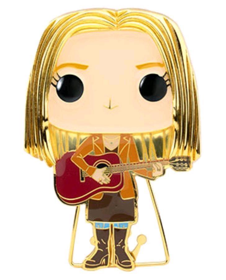 FUNFRPP0003 Friends - Phoebe with guitar 4" Pop! Enamel Pin - Funko - Titan Pop Culture