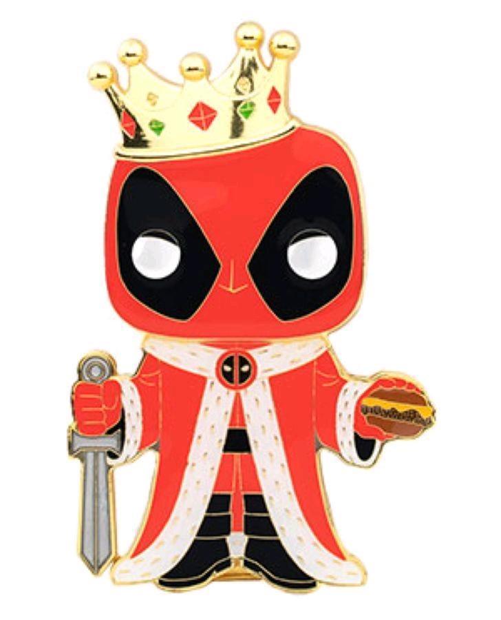 FUNMVPP0014 Deadpool - King Deadpool 4" Pop! Enamel Pin - Funko - Titan Pop Culture