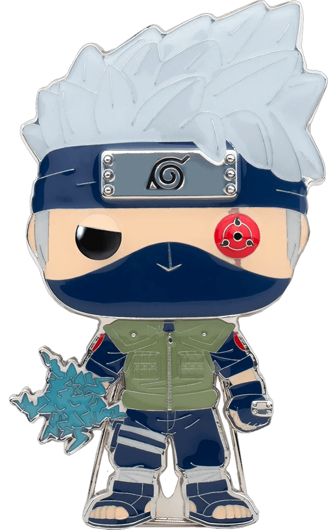 FUNNRPP0001 Naruto: Shippuden - Kakashi Lightning Blds 4" Pop! Enamel Pin - Funko - Titan Pop Culture