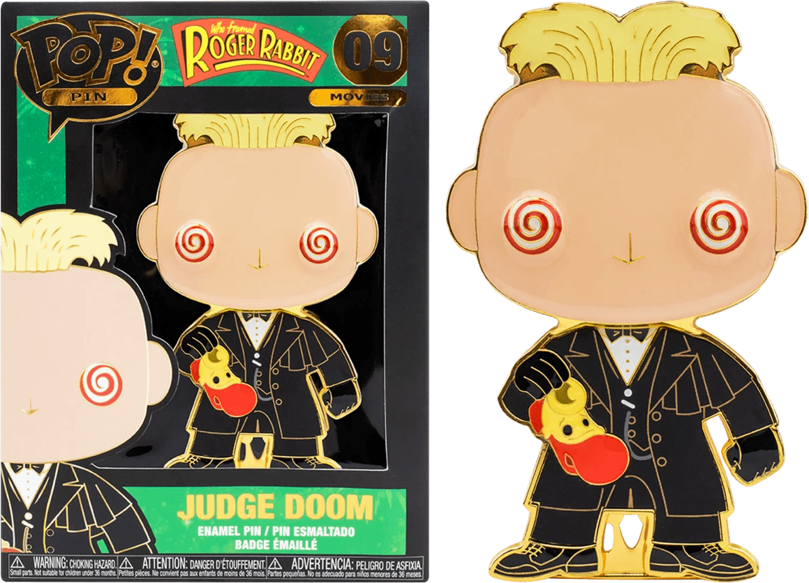 FUNRRPP0004 Roger Rabbit - Doom 4" Pop! Enamel Pin - Funko - Titan Pop Culture