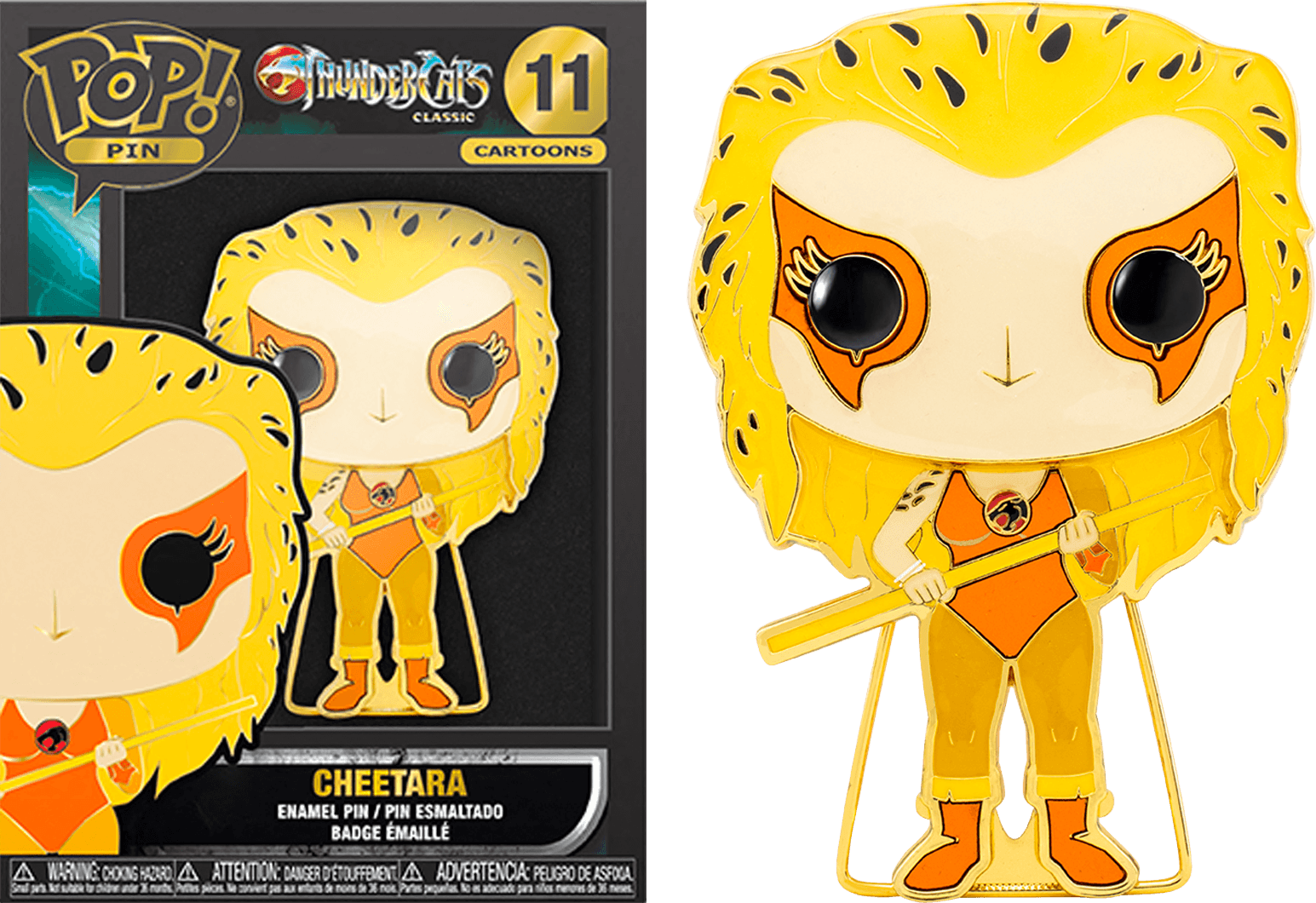 FUNWBPP0002 Thundercats - Cheetara 4" Pop! Enamel Pin - Funko - Titan Pop Culture