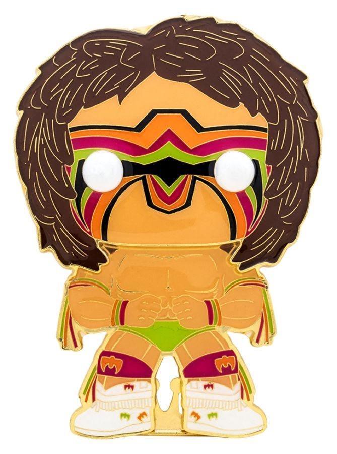 FUNWWEPP0002 WWE - Ultimate Warrior 4" Pop! Enamel Pin - Funko - Titan Pop Culture
