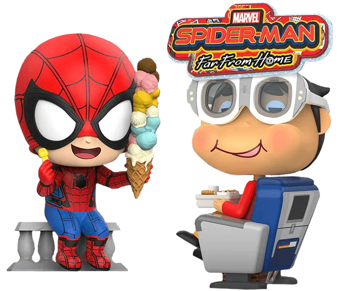 HOTCOSB642 Spider-Man: Far From Home - Spider-Man & Movbi Cosbaby Set - Hot Toys - Titan Pop Culture