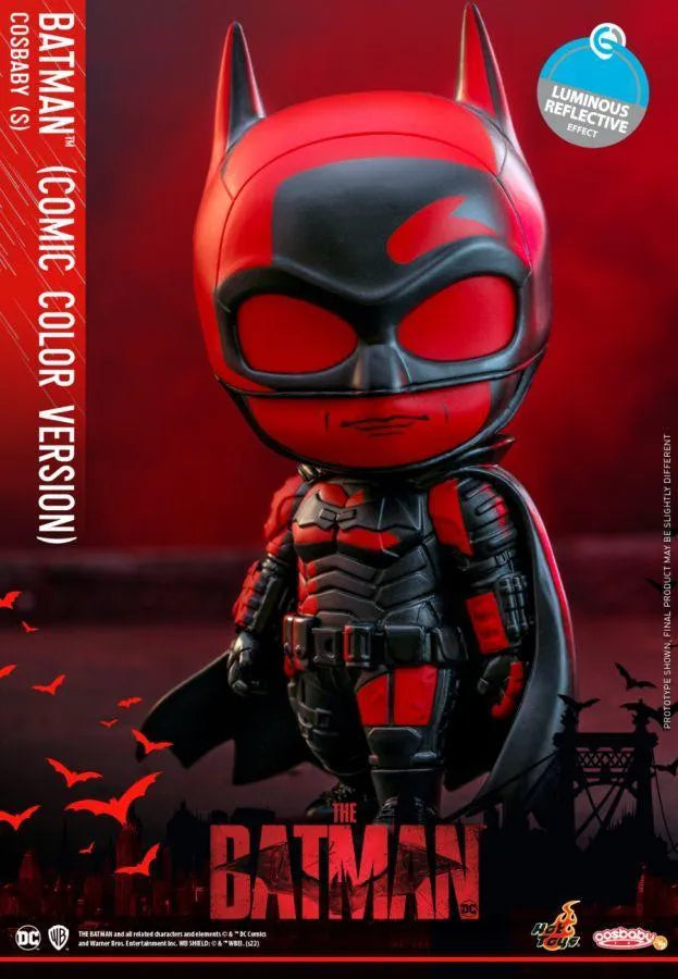 HOTCOSB939 The Batman - Batman (Comic Color Version) Cosbaby - Hot Toys - Titan Pop Culture