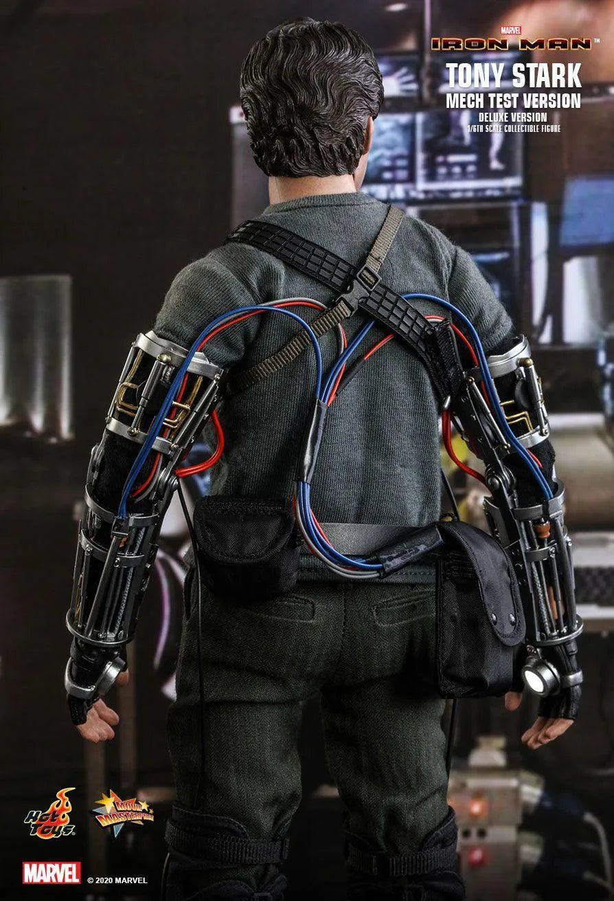 HOTMMS582 Iron Man (2008) - Tony Stark Mech Test Deluxe 1:6 Scale Collectable Action Figure - Hot Toys - Titan Pop Culture