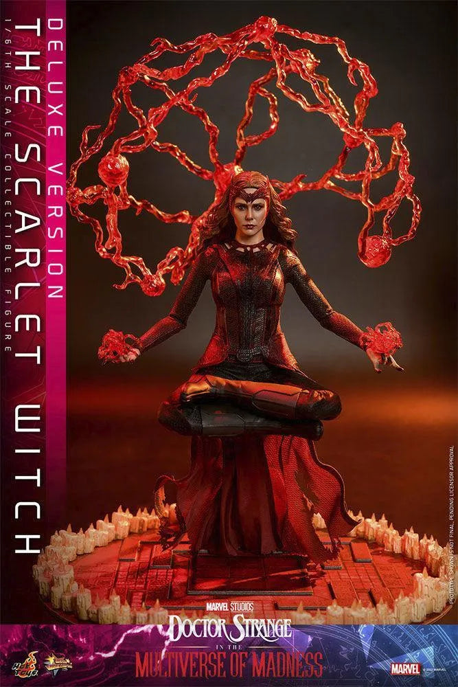 HOTMMS653 Doctor Strange 2: Multiverse of Madness - Scarlet Witch Deluxe 1:6 Scale Action Figure - Hot Toys - Titan Pop Culture