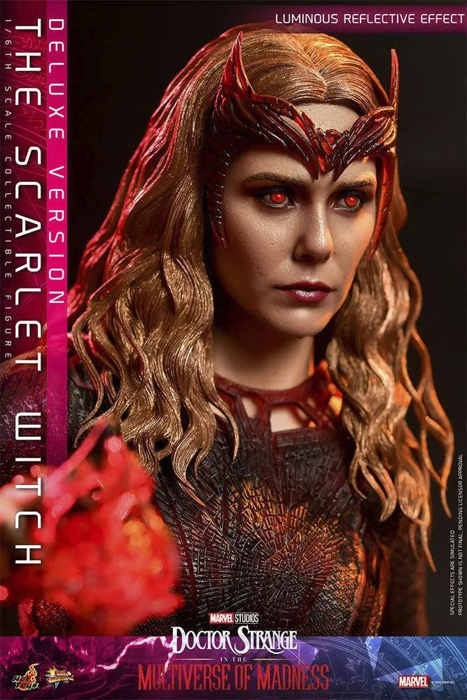 HOTMMS653 Doctor Strange 2: Multiverse of Madness - Scarlet Witch Deluxe 1:6 Scale Action Figure - Hot Toys - Titan Pop Culture