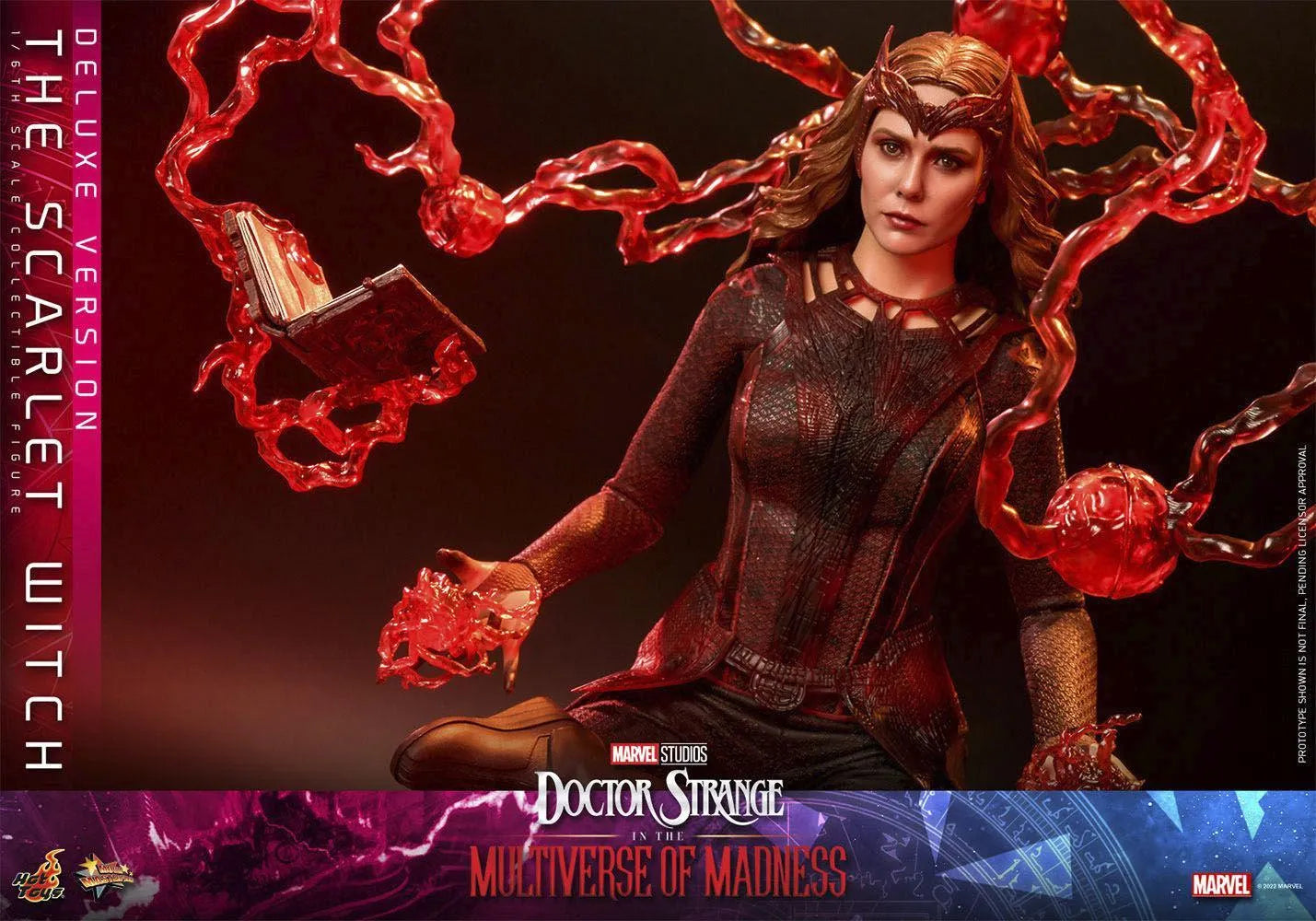 HOTMMS653 Doctor Strange 2: Multiverse of Madness - Scarlet Witch Deluxe 1:6 Scale Action Figure - Hot Toys - Titan Pop Culture