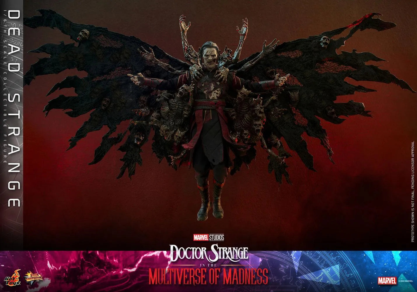 HOTMMS654 Doctor Strange 2: Multiverse of Madness - Dead Strange 1:6 Scale Action Figure - Sideshow Collectibles - Titan Pop Culture