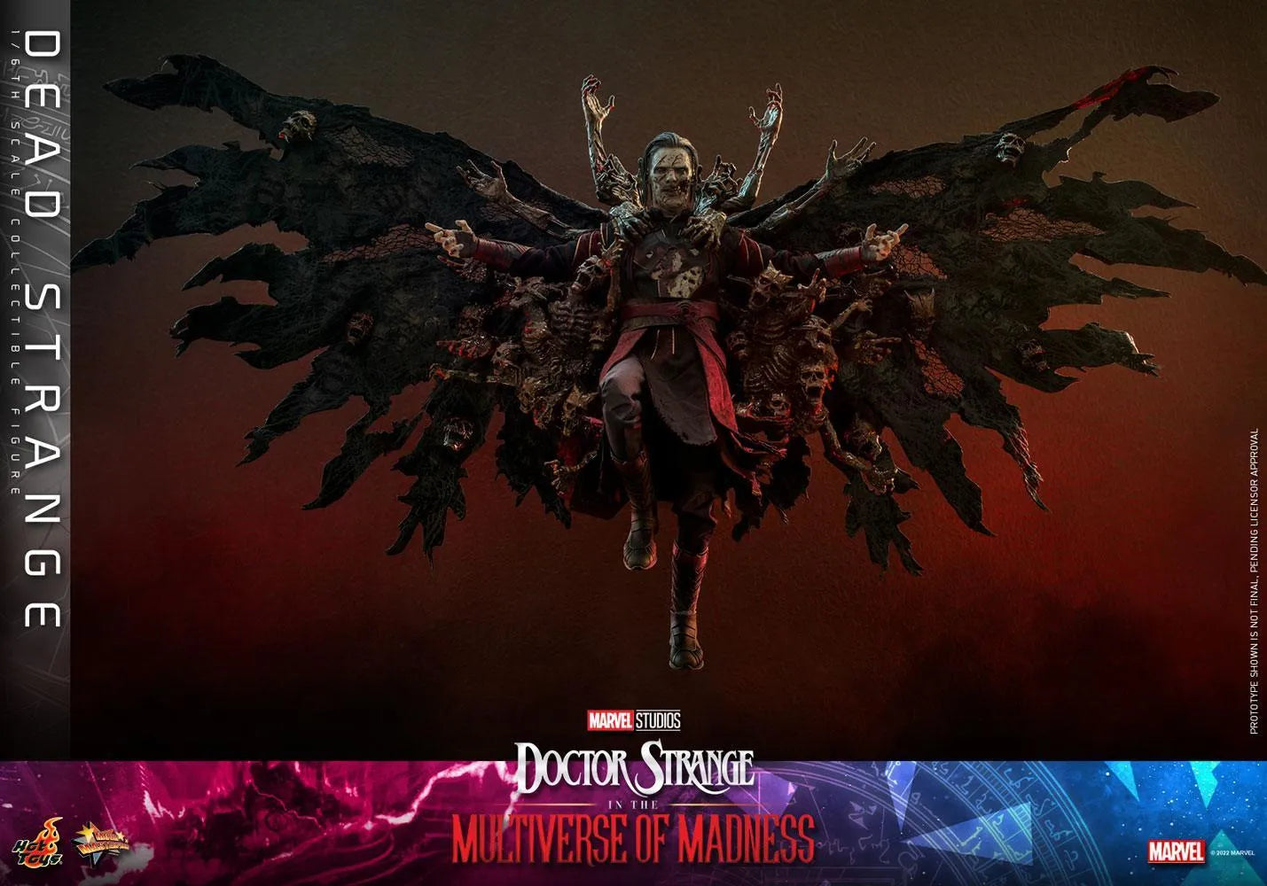 HOTMMS654 Doctor Strange 2: Multiverse of Madness - Dead Strange 1:6 Scale Action Figure - Sideshow Collectibles - Titan Pop Culture