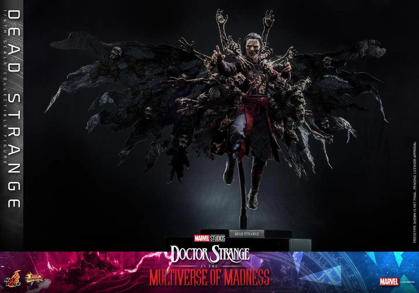 HOTMMS654 Doctor Strange 2: Multiverse of Madness - Dead Strange 1:6 Scale Action Figure - Sideshow Collectibles - Titan Pop Culture