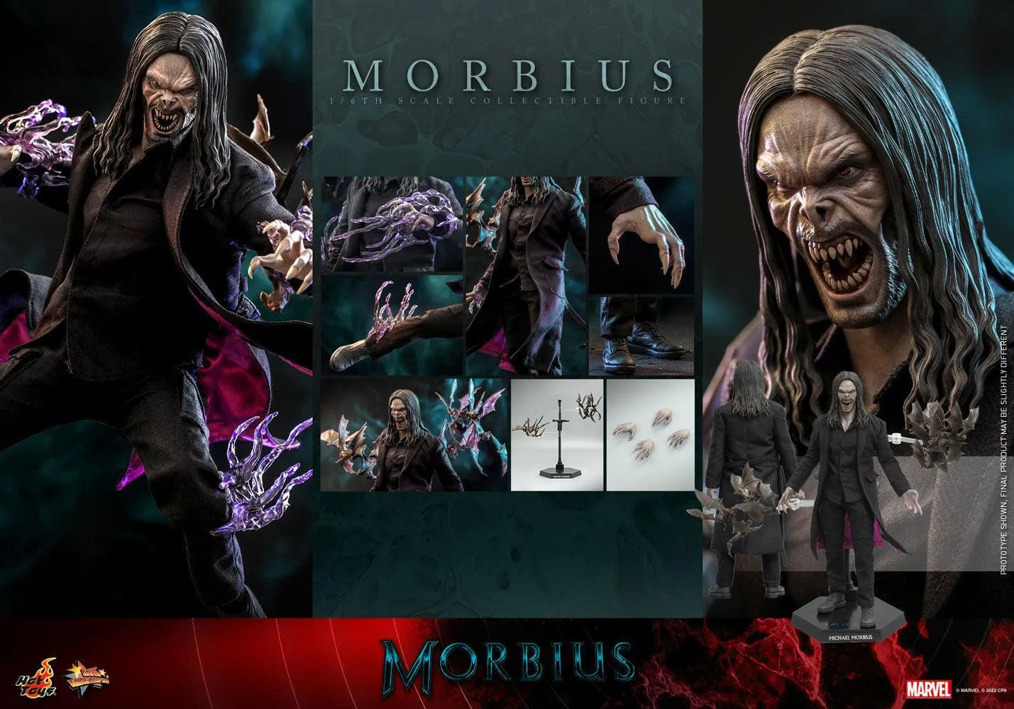 HOTMMS665 Morbius (2022) - Morbius 1:6 Scale Action Figure - Hot Toys - Titan Pop Culture