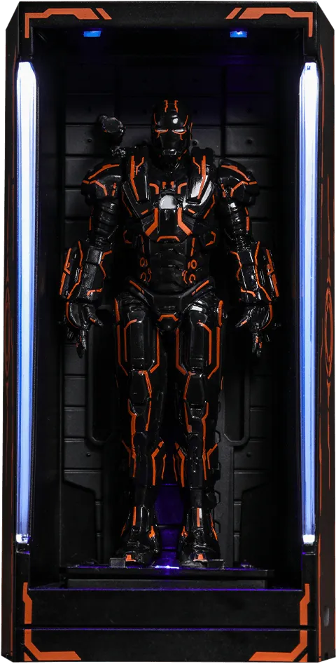 HOTMMSC013 Iron Man 2 - War Machine Neon Tech Hall of Armour - Hot Toys - Titan Pop Culture