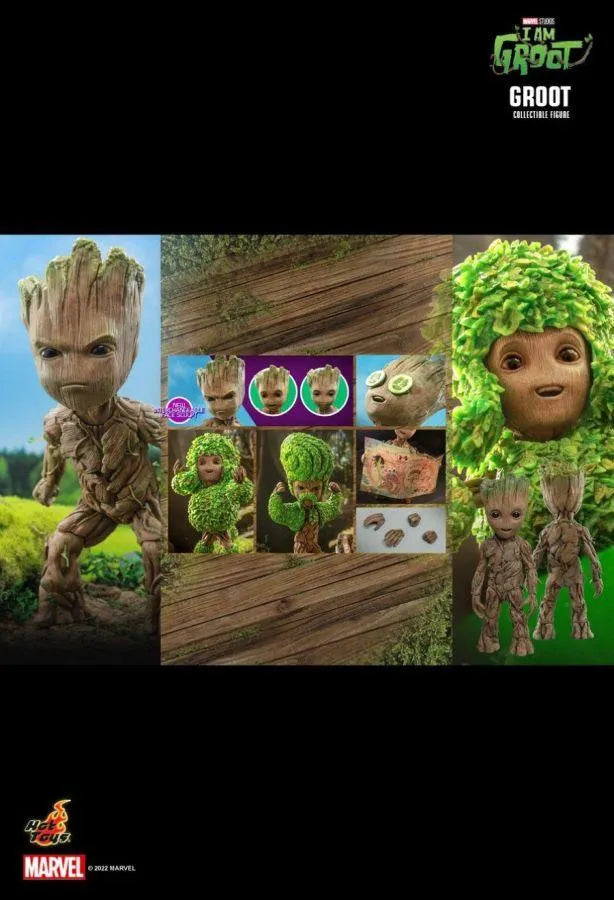 HOTTMS088 Guardians of the Galaxy - I Am Groot: Groot Collectible Action Figure - Hot Toys - Titan Pop Culture