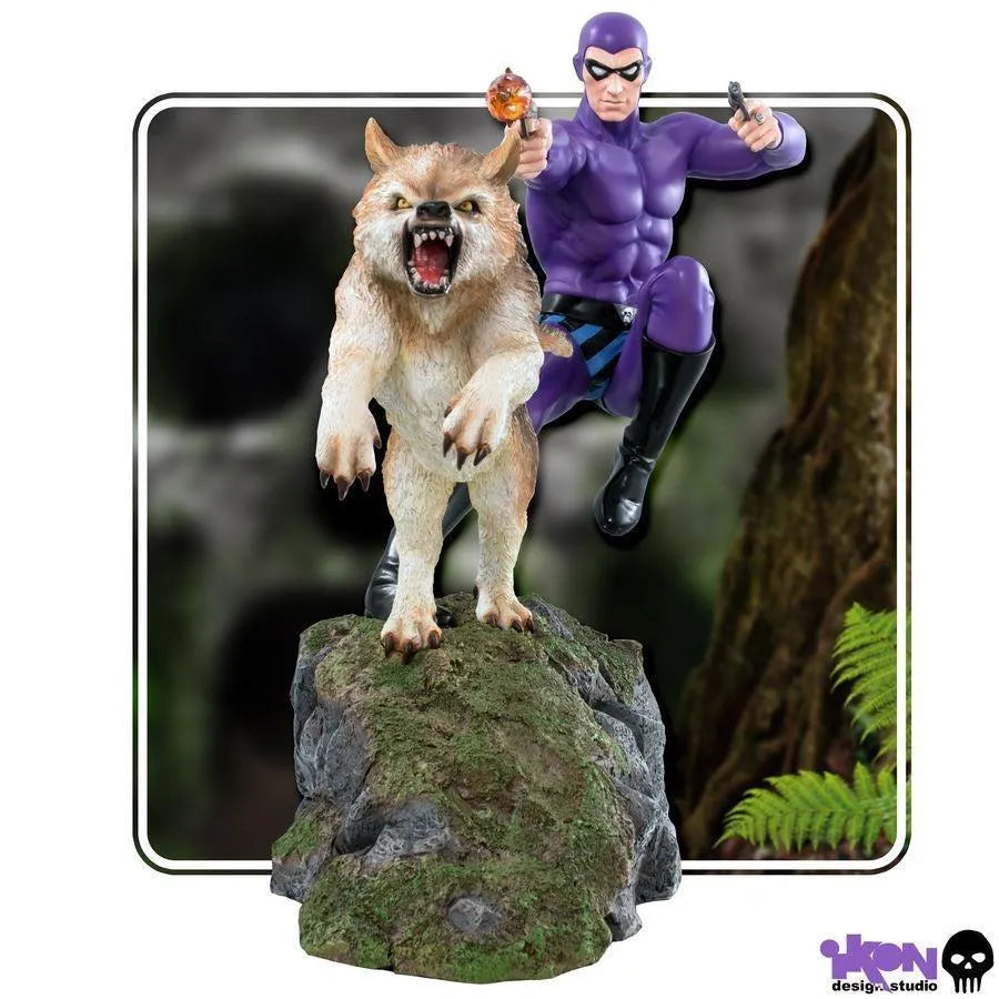 IKO1227 Phantom - Phantom and Devil Purple Suit Statue - Ikon Design Studio - Titan Pop Culture