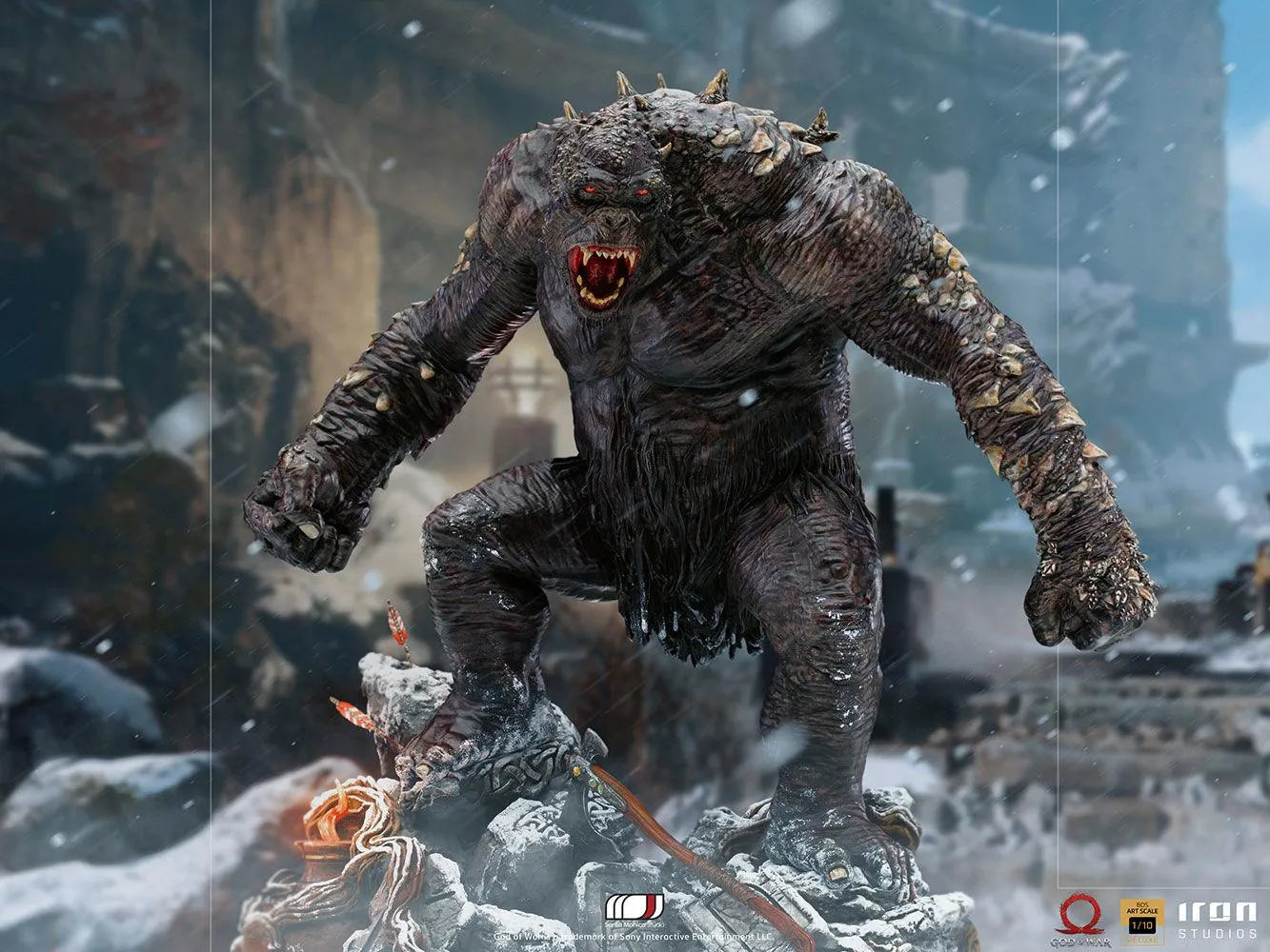 IRO28440 God of War - Ogre 1:10 Scale Statue - Iron Studios - Titan Pop Culture