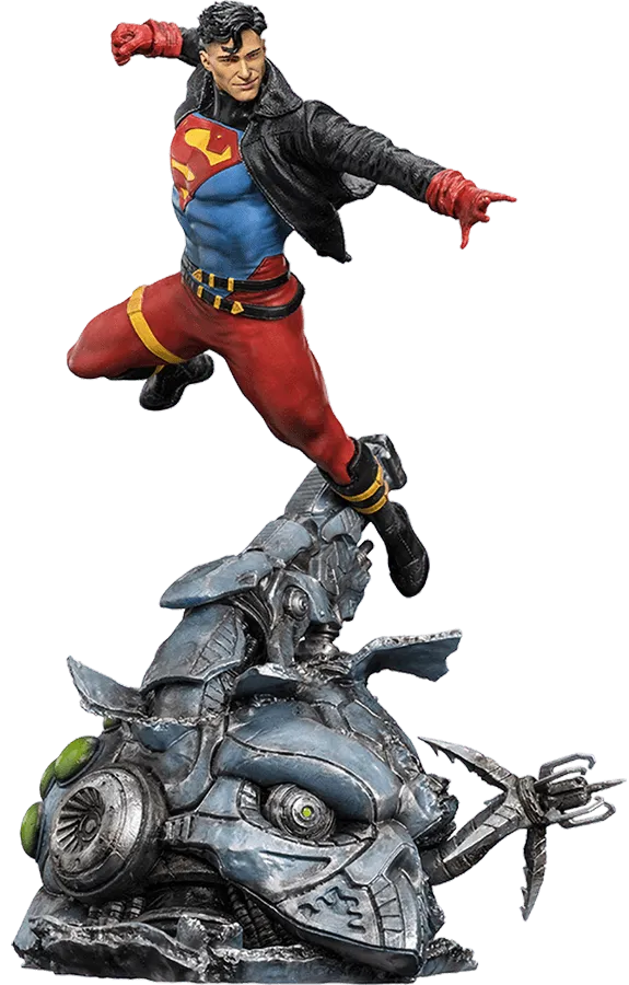 IRO29225 Superman - Superboy 1:10 Scale Statue - Iron Studios - Titan Pop Culture