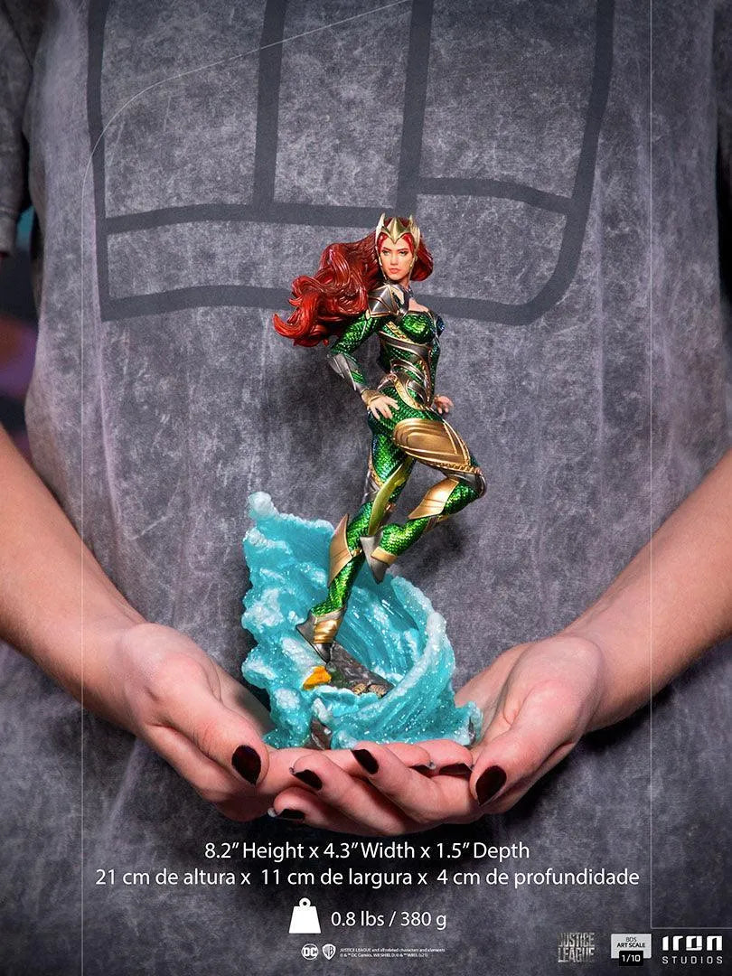 IRO29287 Zack Snyder's Justice League (2021) - Mera 1:10 Scale Statue - Iron Studios - Titan Pop Culture