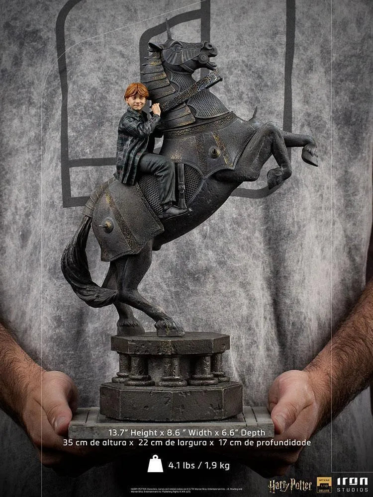 IRO34997 Harry Potter - Ron Weasley Deluxe 1:10 Scale Statue - Iron Studios - Titan Pop Culture