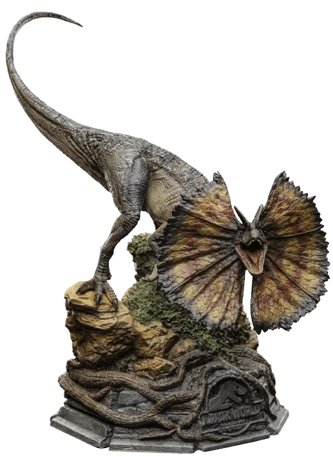 IRO50966 Jurassic World 3: Dominion - Dilophosaurus 1:10 Scale Statue - Iron Studios - Titan Pop Culture