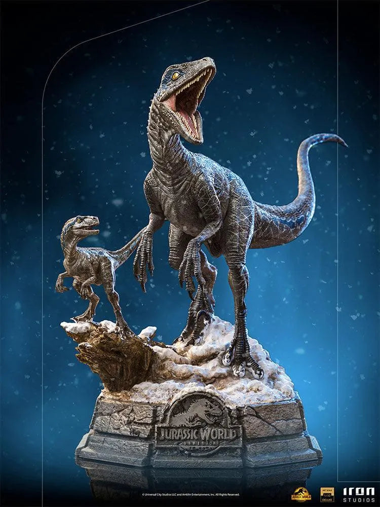 IRO51024 Jurassic World 3: Dominion - Blue & Beta 1:10 Scale Statue - Iron Studios - Titan Pop Culture