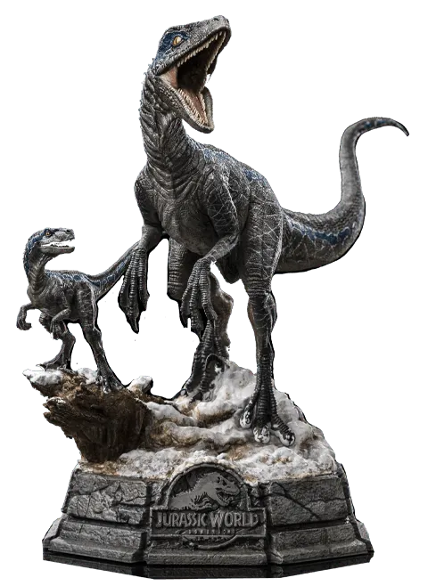 IRO51024 Jurassic World 3: Dominion - Blue & Beta 1:10 Scale Statue - Iron Studios - Titan Pop Culture