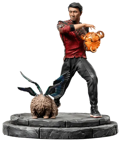IRO51086 Shang-Chi and the Legend of the Ten Rings - Shang-Chi & Morris 1:10 Scale Statue - Iron Studios - Titan Pop Culture