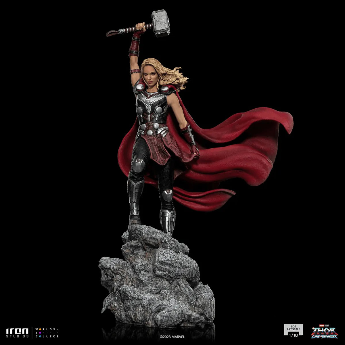IRO51260 Thor 4: Love and Thunder - Mighty Thor (Jane Foster) 1:10 Scale Statue - Iron Studios - Titan Pop Culture