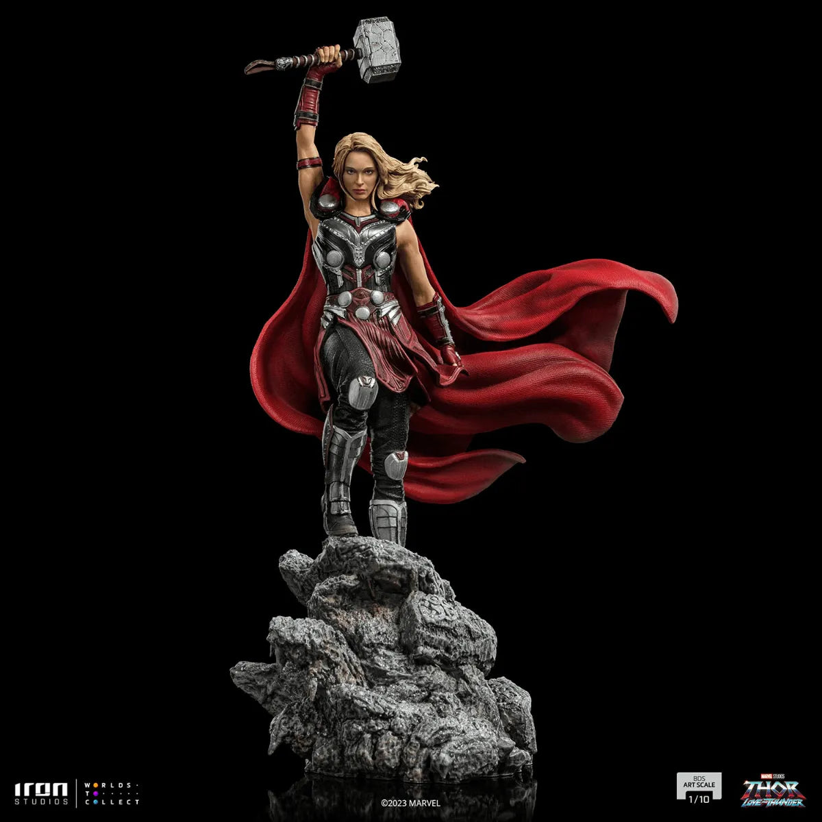 IRO51260 Thor 4: Love and Thunder - Mighty Thor (Jane Foster) 1:10 Scale Statue - Iron Studios - Titan Pop Culture