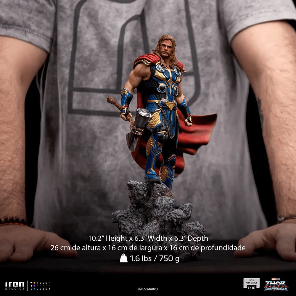 IRO51277 Thor 4: Love and Thunder - Thor 1:10 Scale Statue - Iron Studios - Titan Pop Culture