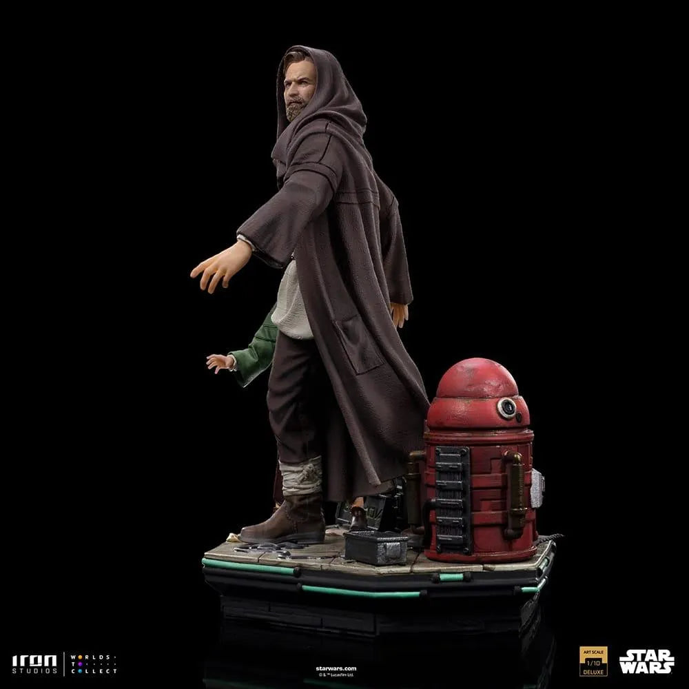 IRO52748 Star Wars - Obi-Wan & Young Leia DLX 1:10 Statue - Iron Studios - Titan Pop Culture