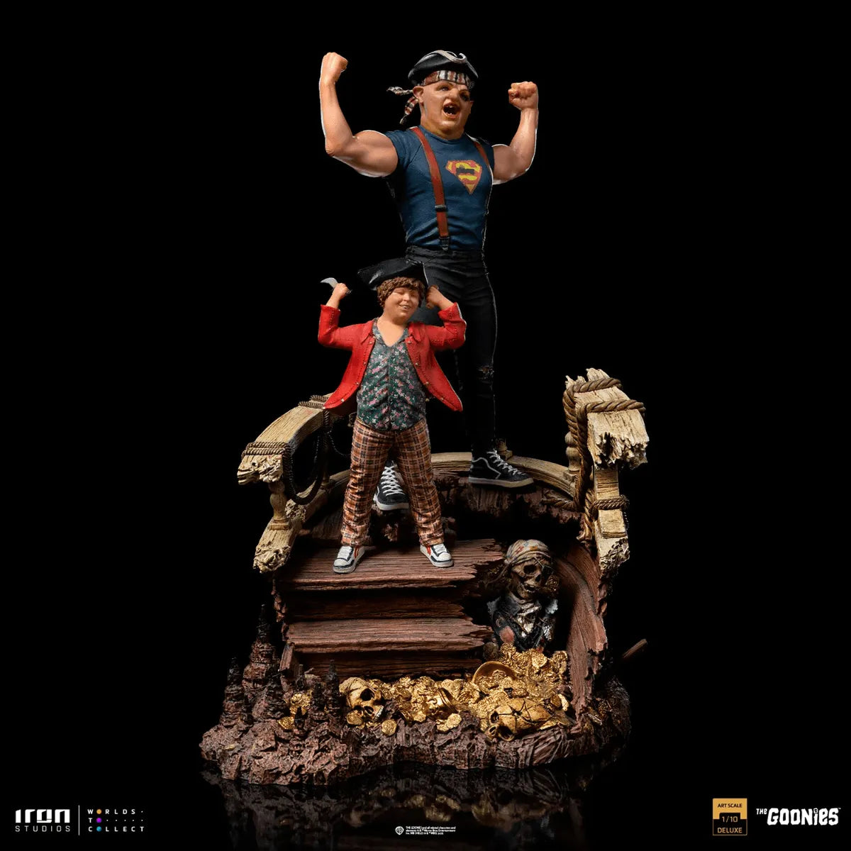 IRO52779 The Goonies - Sloth & Chunk Deluxe 1:10 Scale Statue - Iron Studios - Titan Pop Culture