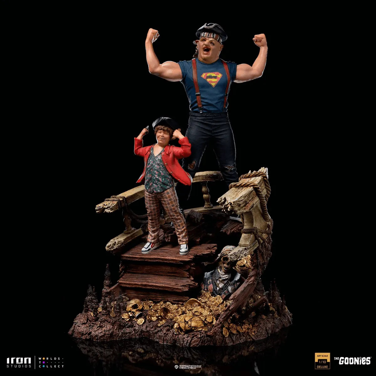 IRO52779 The Goonies - Sloth & Chunk Deluxe 1:10 Scale Statue - Iron Studios - Titan Pop Culture