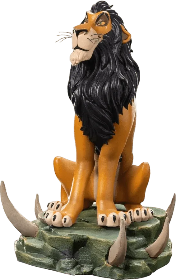IRO53271 Lion King (1999) - Scar 1:10 Scale Statue - Iron Studios - Titan Pop Culture