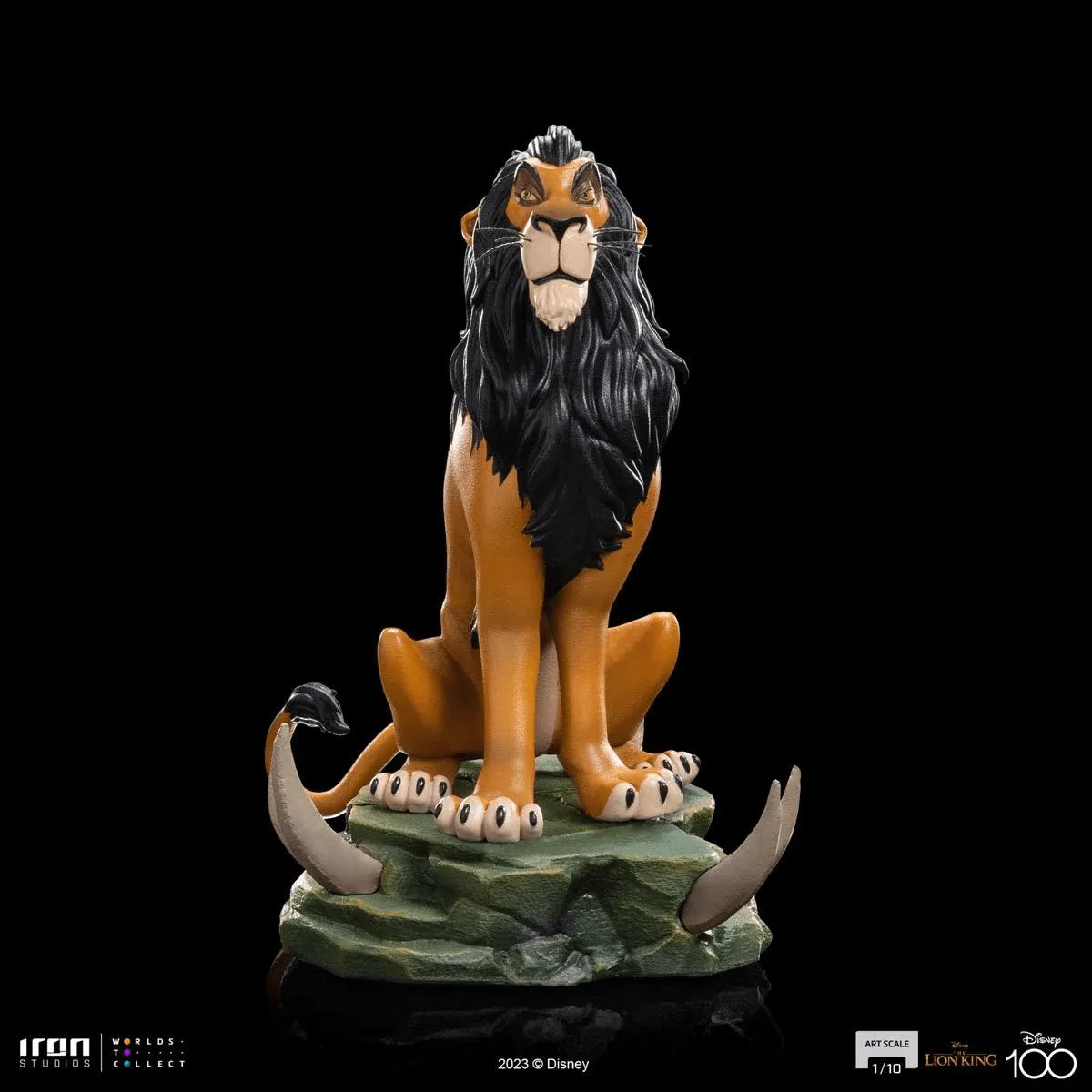 IRO53271 Lion King (1999) - Scar 1:10 Scale Statue - Iron Studios - Titan Pop Culture