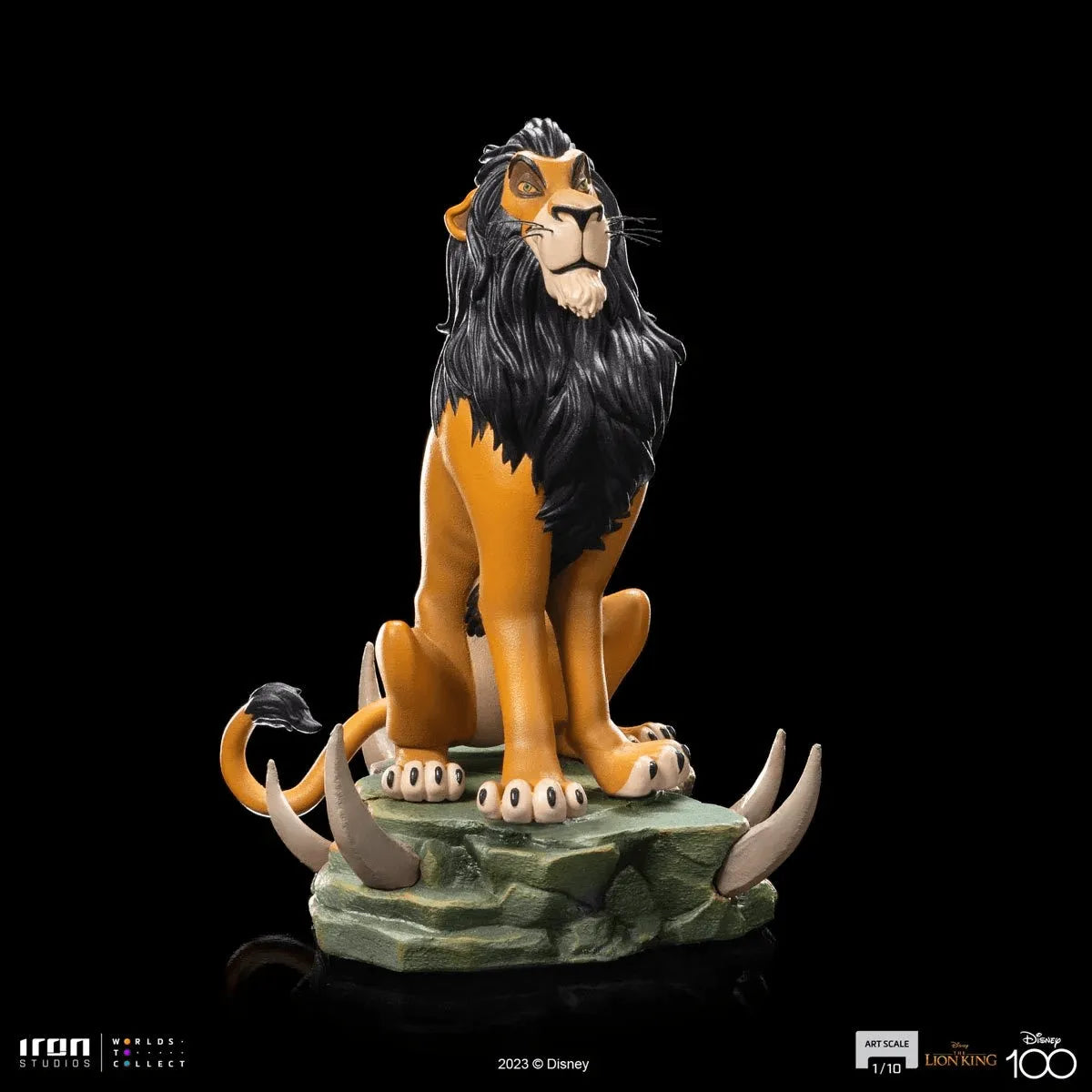 IRO53271 Lion King (1999) - Scar 1:10 Scale Statue - Iron Studios - Titan Pop Culture