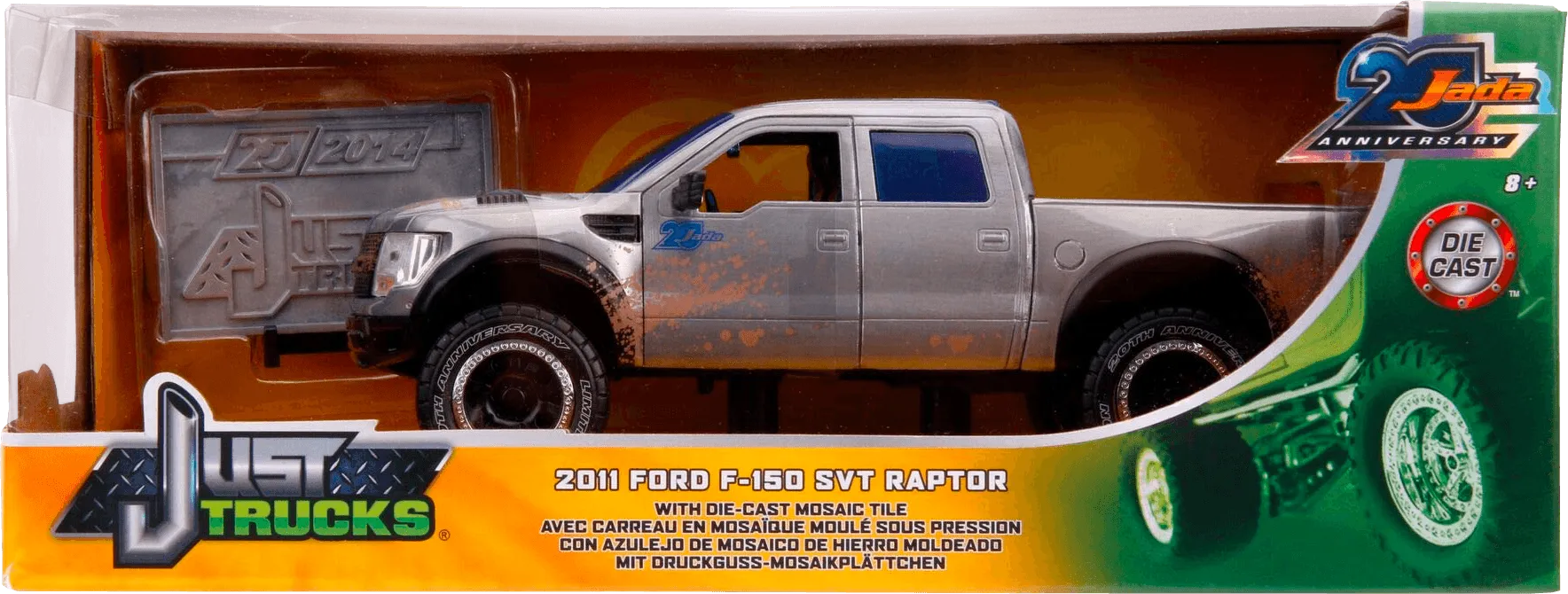 JAD31086 Just Trucks - 2011 Ford F-150 SVT Raptor 1:24 Scale - Jada Toys - Titan Pop Culture