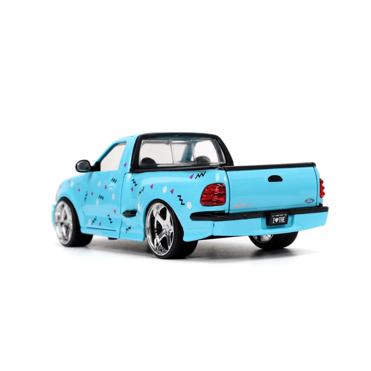JAD31378 I Love The - 90's 1999 Ford F150 SVT 1:24 Scale - Jada Toys - Titan Pop Culture