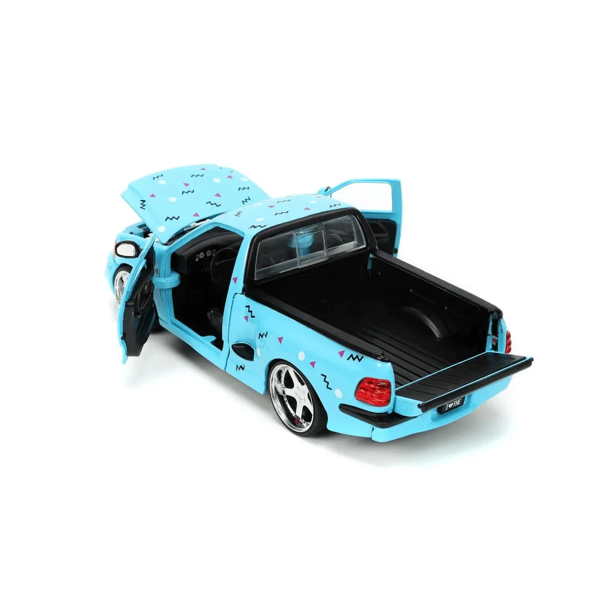JAD31378 I Love The - 90's 1999 Ford F150 SVT 1:24 Scale - Jada Toys - Titan Pop Culture
