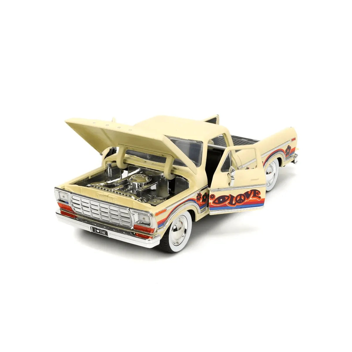 JAD31609 I Love The - 70's 1979 Ford F150 1:24 Scale - Jada Toys - Titan Pop Culture