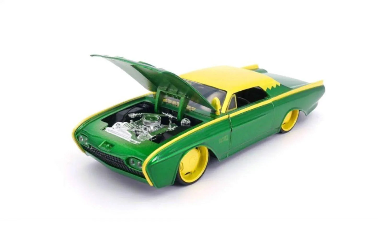 JAD33357 Marvel Comics - Loki & 1963 Ford Thunderbird 1:24 Scale - Jada Toys - Titan Pop Culture