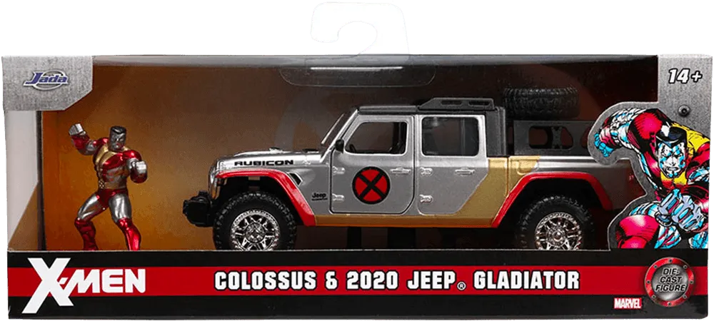 JAD33363 X-Men (comics) - Colossus & 2020 Jeep Gladiator 1:32 Scale - Jada Toys - Titan Pop Culture