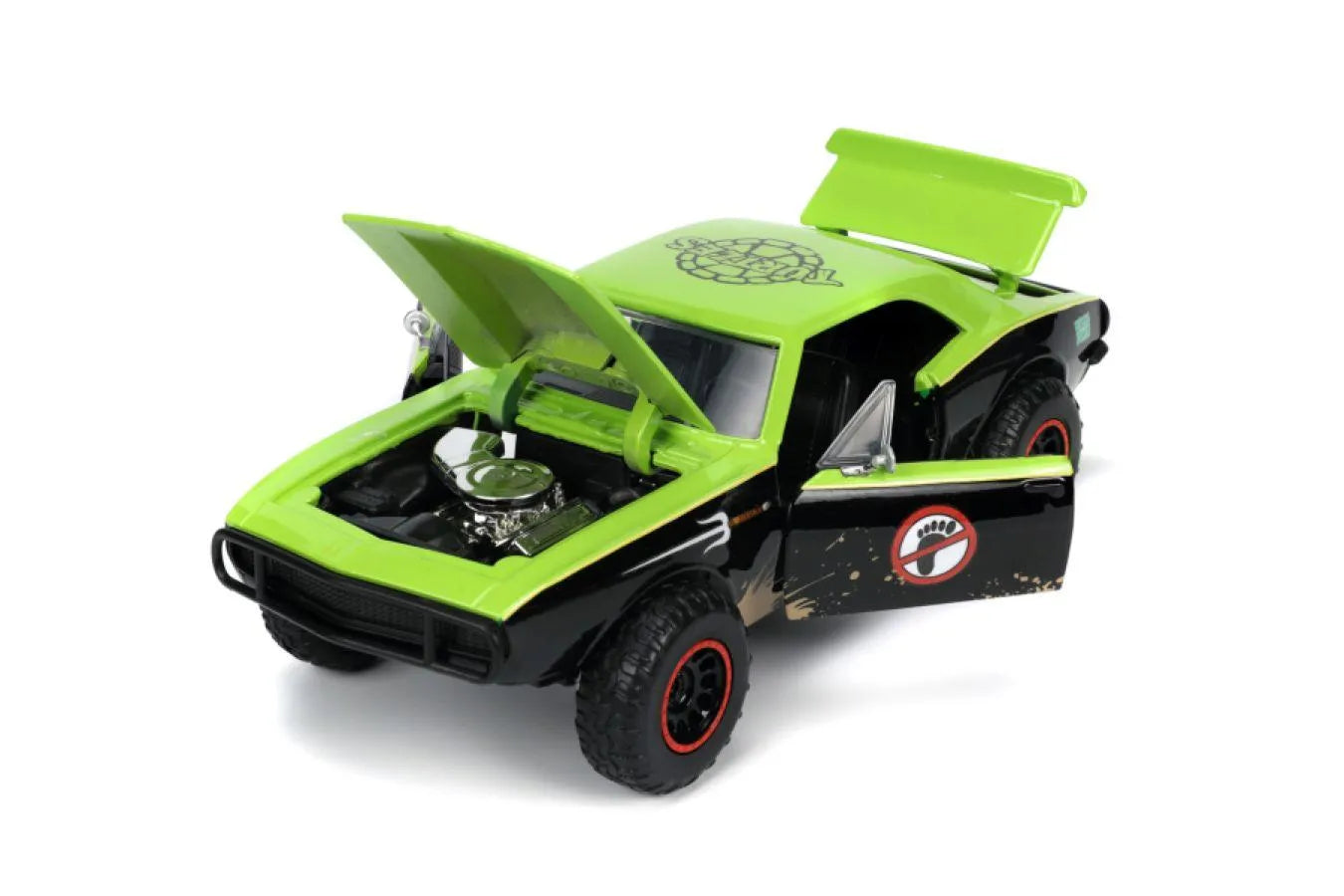 JAD33386 TMNT (TV87) - 1967 Chevrolet Camaro with Raphael 1:24 Scale - Jada Toys - Titan Pop Culture