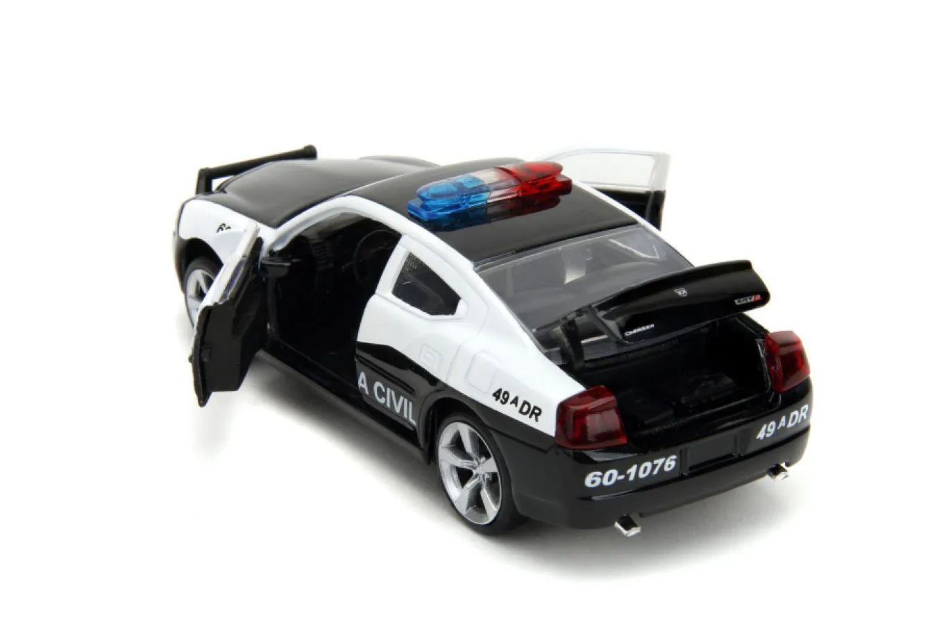 JAD33666 Fast & Furious 5 - Dodge Charger Police Car 1:32 Scale Hollywood Rides Diecast Vehicle - Jada Toys - Titan Pop Culture