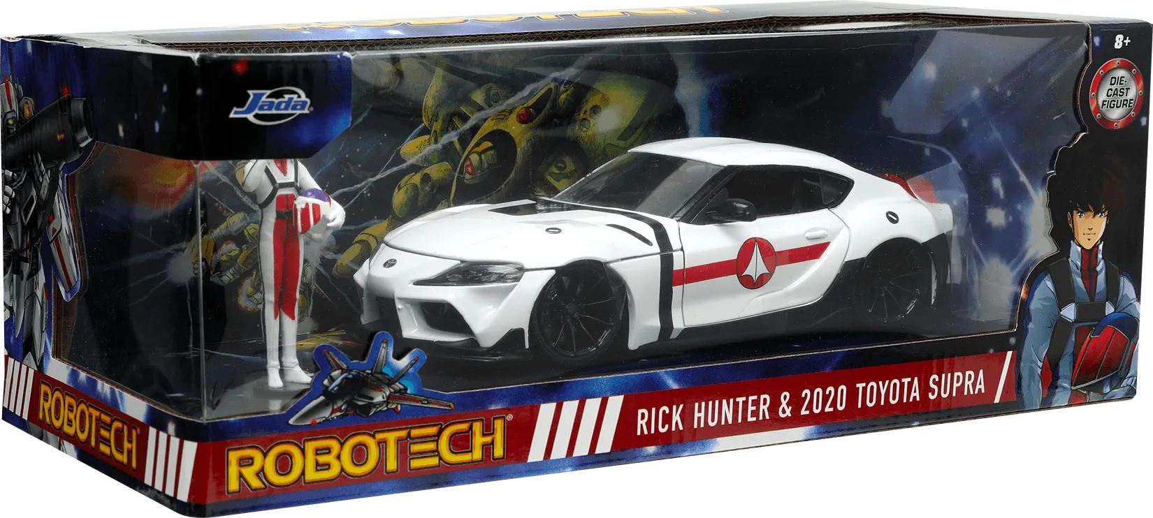 JAD33685 Robotech - Rick & 2020 Toyota Supra 1:24 Scale - Jada Toys - Titan Pop Culture