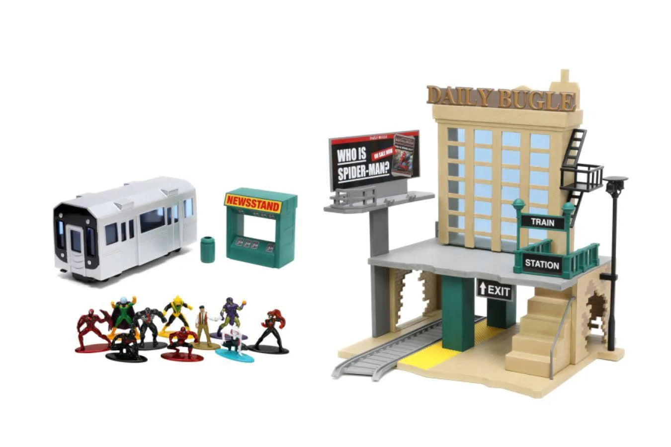 JAD33728 Spider-Man (comics) - New York City Deluxe Nano Scene Exclusive - Jada Toys - Titan Pop Culture