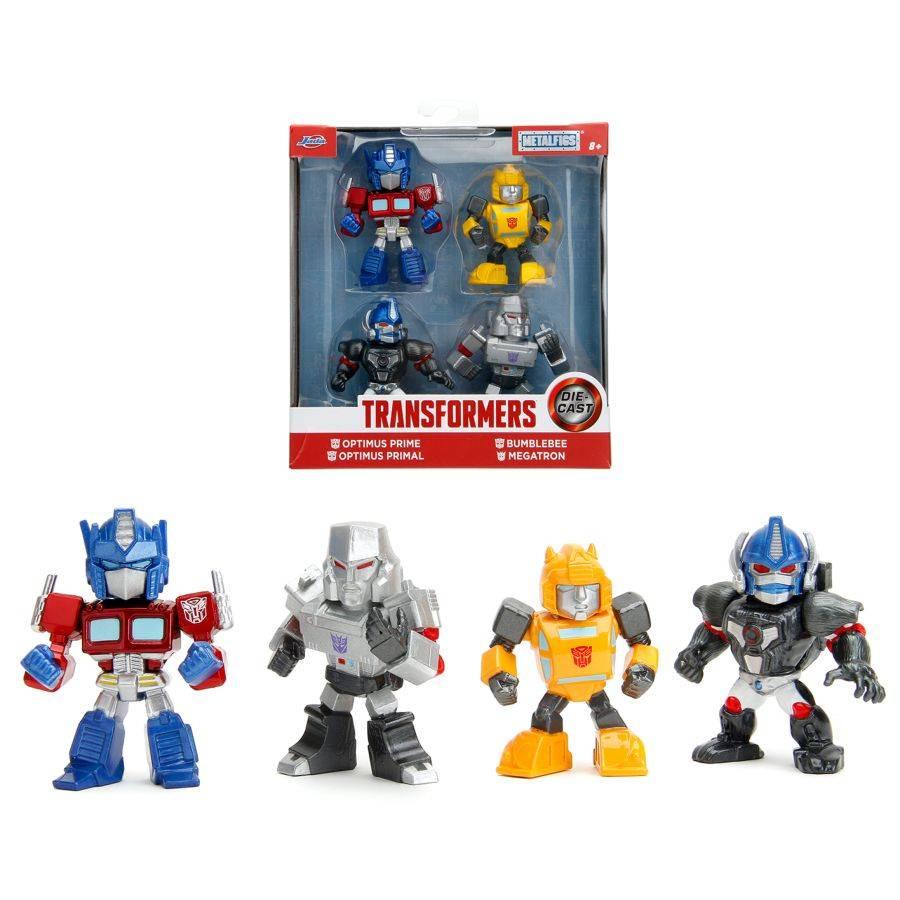 JAD34342 Transformers (TV) - 2.5" MetalFigs 4-Pack - Jada Toys - Titan Pop Culture