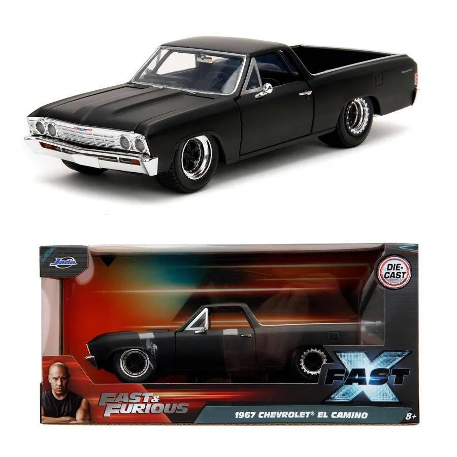 JAD34413 Fast & Furious 10 - Chevorlet El Camino (1967) 1:24 Scale Hollywood Rides Diecast Vehicle - Jada Toys - Titan Pop Culture