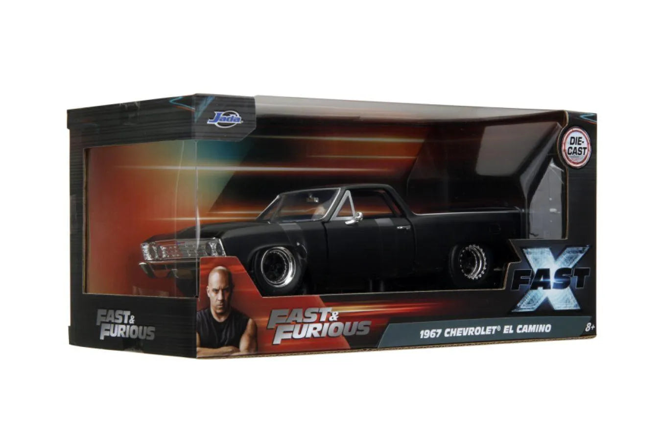 JAD34413 Fast & Furious 10 - Chevorlet El Camino (1967) 1:24 Scale Hollywood Rides Diecast Vehicle - Jada Toys - Titan Pop Culture